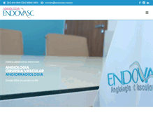 Tablet Screenshot of endovasc.med.br